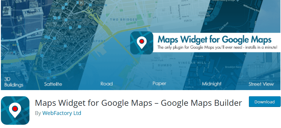 Map Widgets for Google Maps