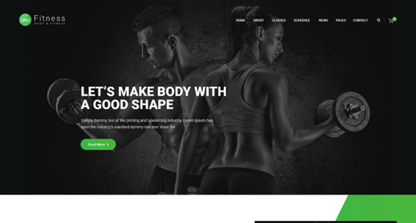 Fitness Website