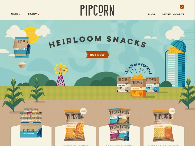 Pipcorn Heirloom Snacks