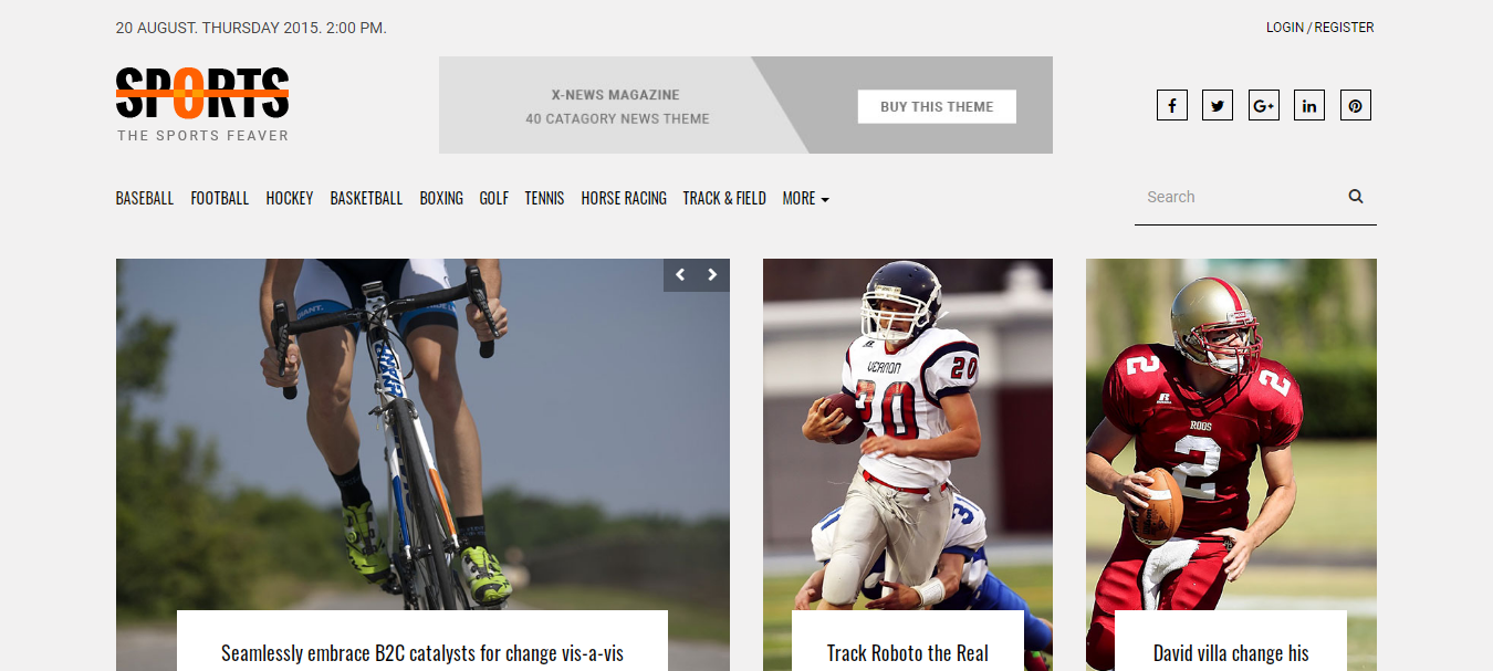 Sports News Portal