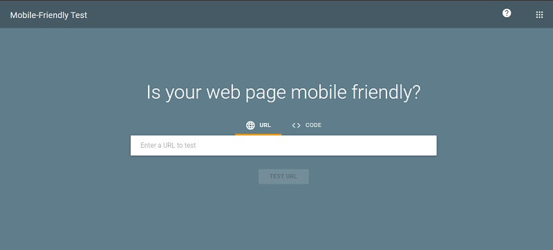 Google Mobile Friendly Test Tool