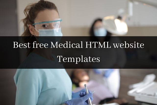 Best free Medical HTML website Templates