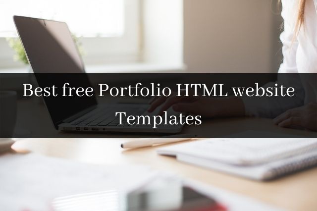 Best free Portfolio HTML website Templates