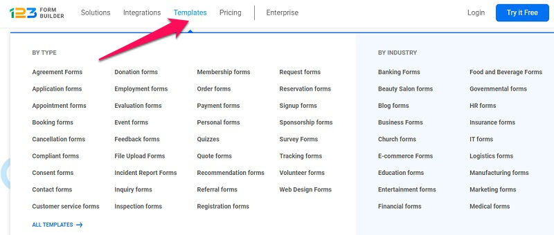 form templates