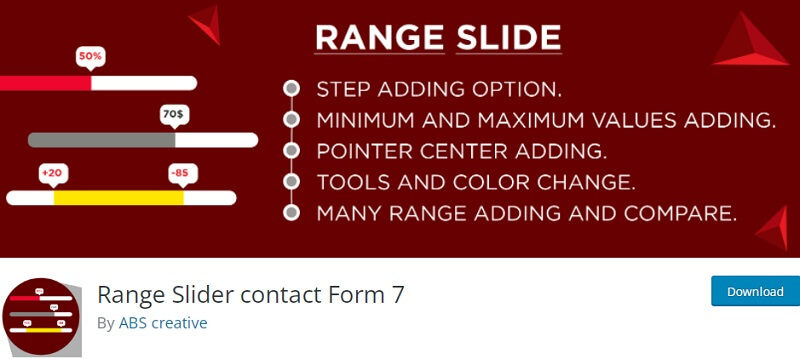 Contact Form 7 Range Slider