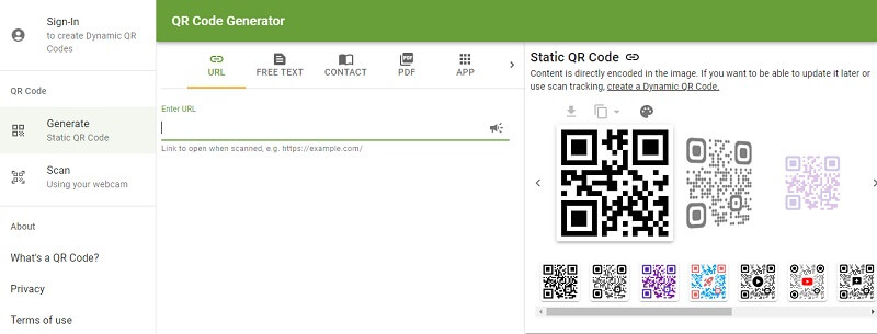 The QR Code Generator