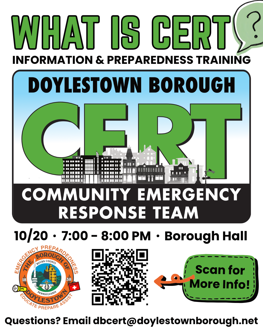 CERT info and training