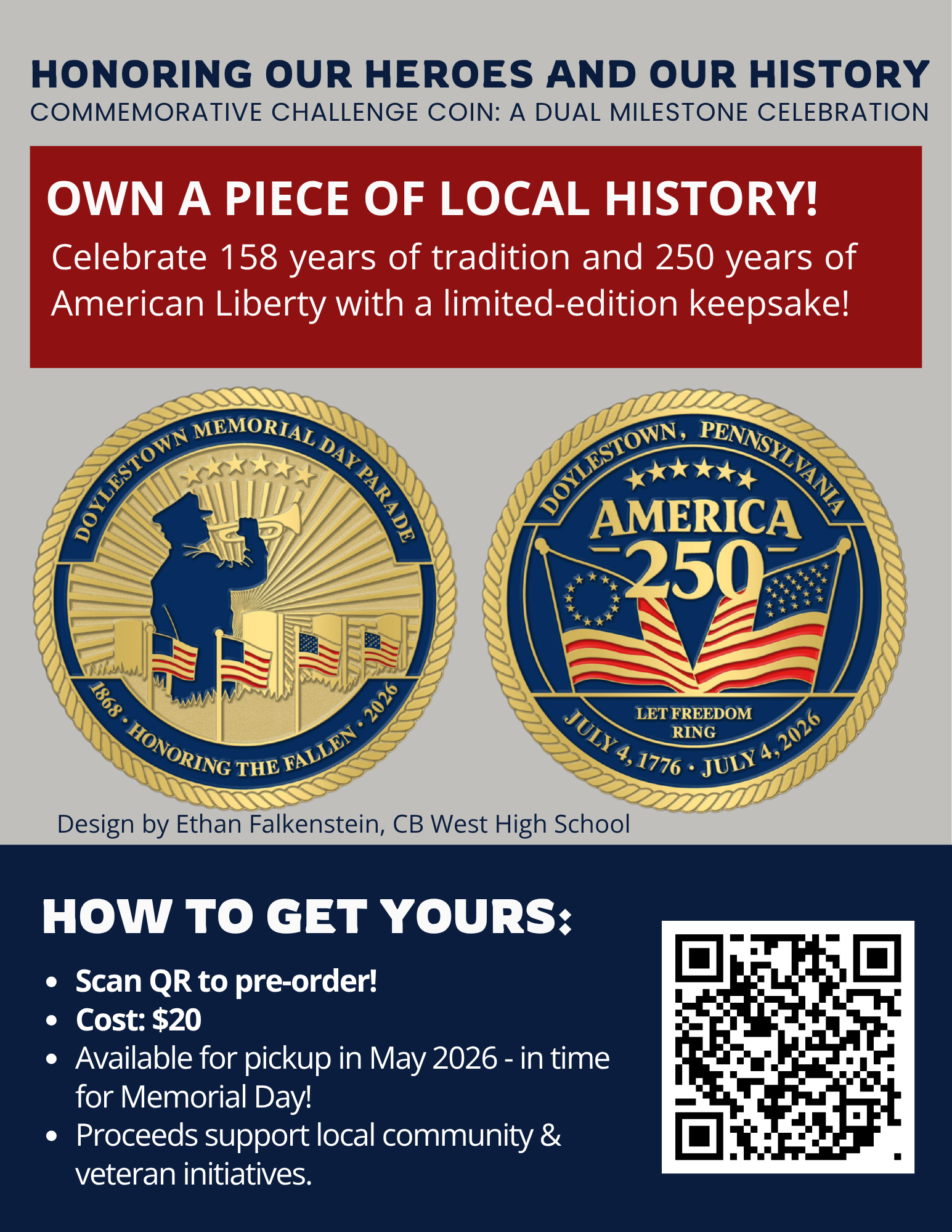 Challenge Coin Preorder Flyer 4 6 26