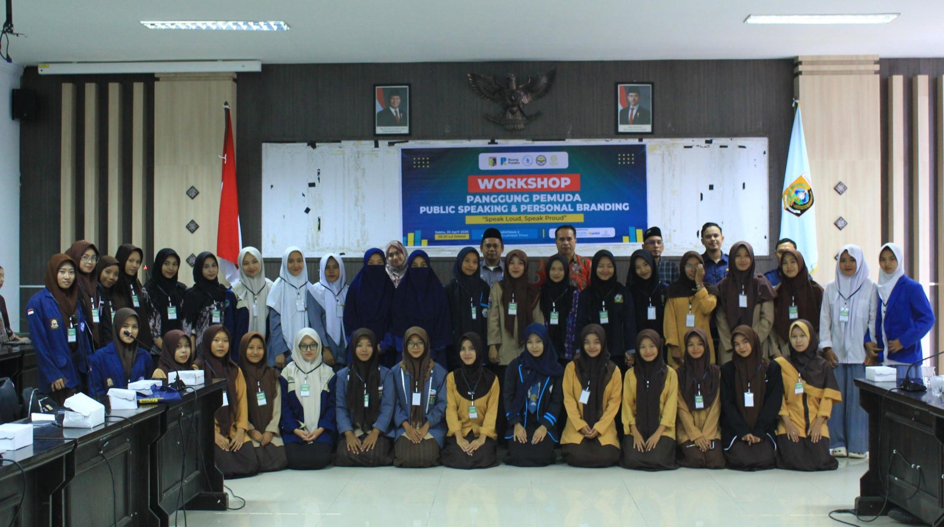 DT Peduli NTB Dukung Workshop Panggung Pemuda Bertajuk “Speak Loud, Speak Proud” di Kantor Bupati Lombok Timur
