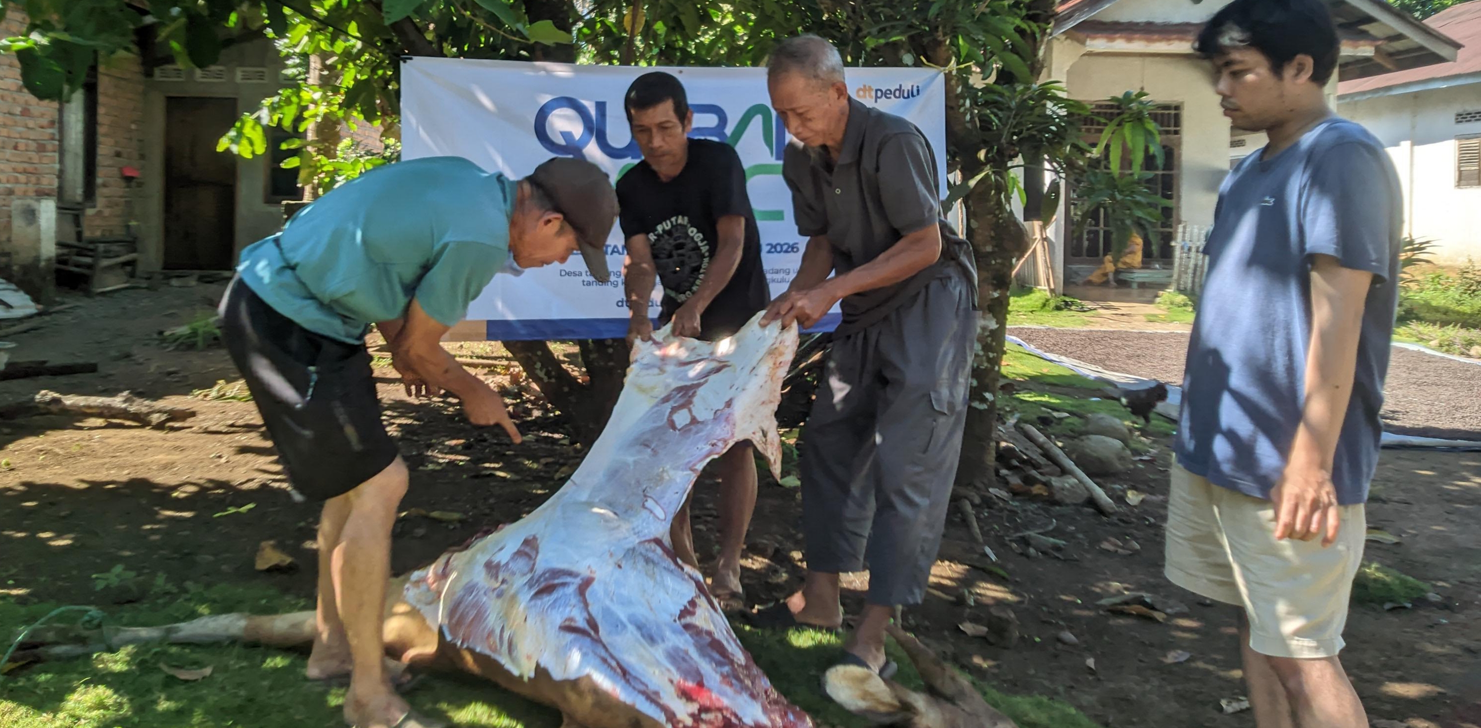 DT Peduli Lubuklinggau Sinergi dengan Paragon Corp Gelar Program Qurban Impact di Rejang Lebong