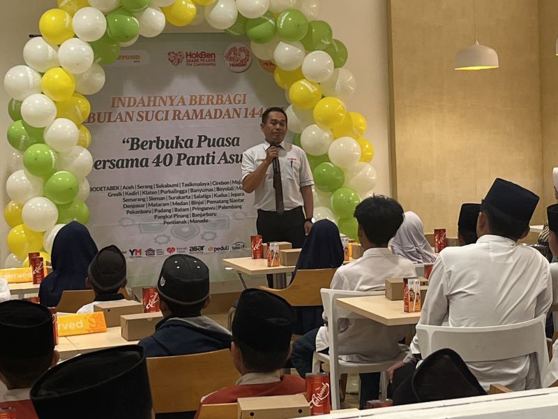 HokBen Bekerja Sama dengan BSI dan DT Peduli Tasikmalaya Gelar Buka Puasa Bersama Anak Yatim