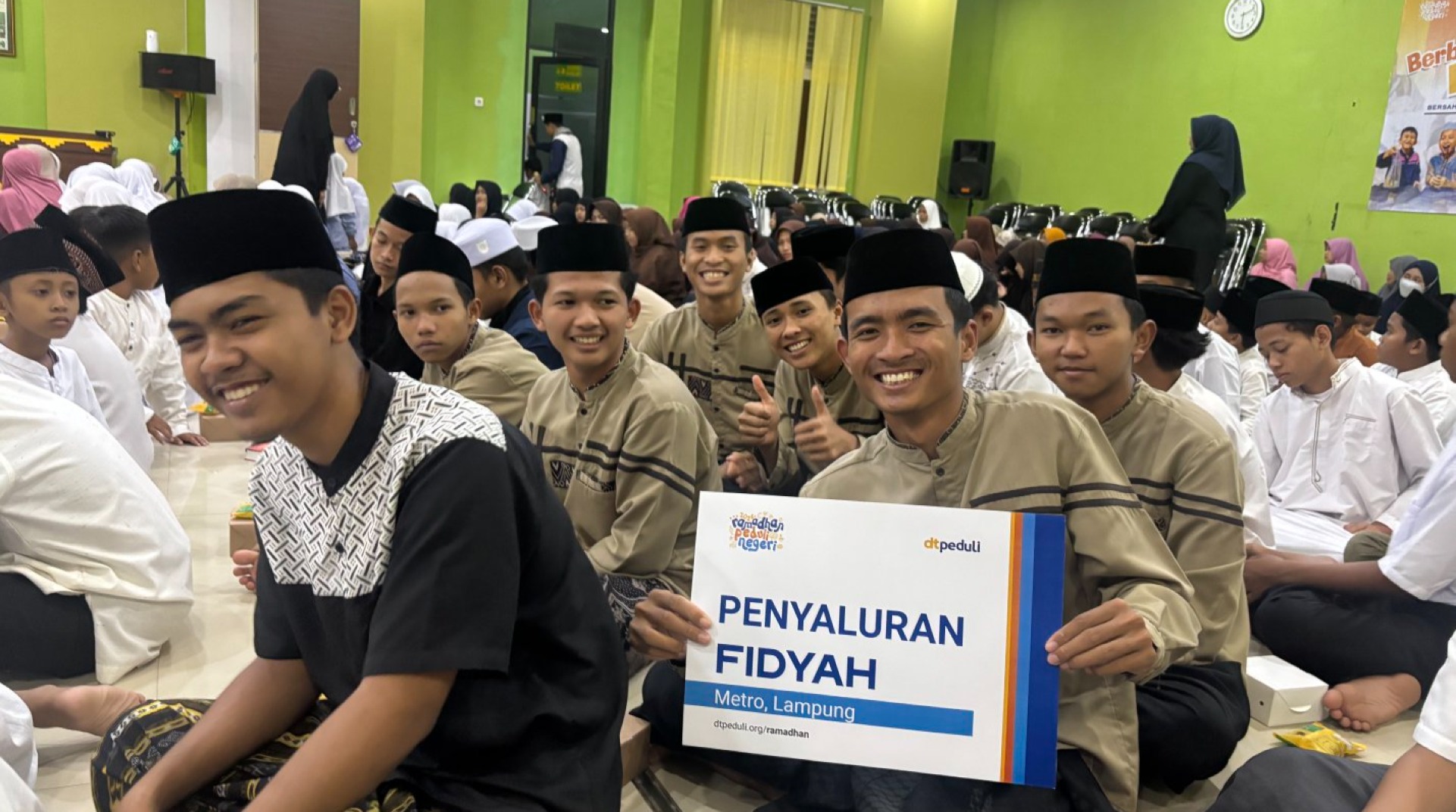 DT Peduli Metro Salurkan Fidyah untuk Siswa TPA, Pondok Pesantren, dan Panti Asuhan