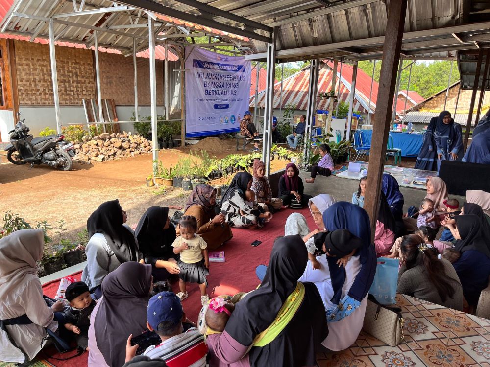 DT Peduli Dukung Generasi Emas Sukabumi, 40 Balita di Kampung Relokasi Terima Layanan Kesehatan Anti-Stunting