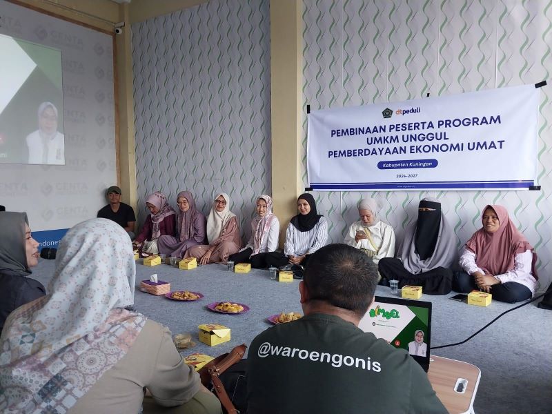 DT Peduli Kuningan Bekali Peserta Program PEU dengan Pelatihan GrabFood, Ruhiyah, dan Jurnal Keuangan