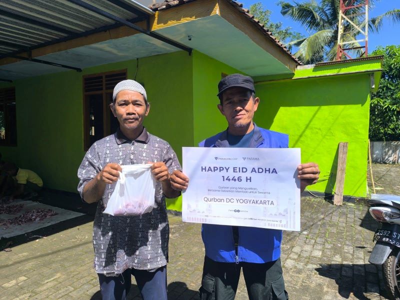PT Paragon Bersama DT Peduli Yogyakarta Salurkan Hewan Qurban di Kulon Progo dan Kota Yogyakarta