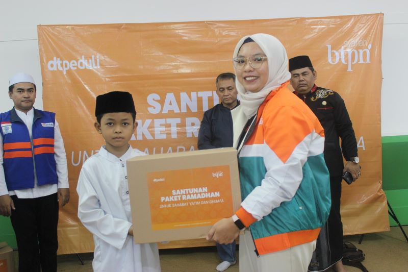 BTPN Syariah Bersama DT Peduli Cianjur Gelar Santunan untuk Anak Yatim
