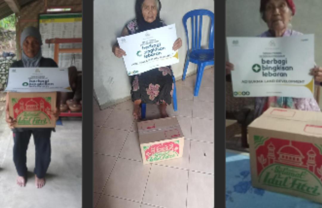 PT Adisukma Land Development Bersama DT Peduli Yogyakarta Salurkan 10 Bingkisan Lebaran di Kulon Progo