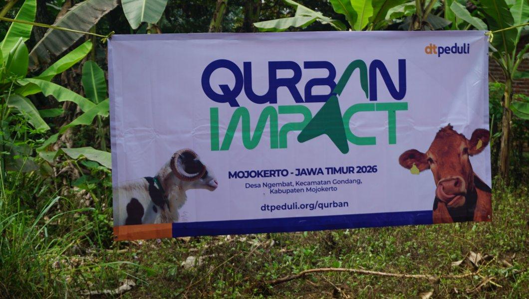 DT Peduli Jatim Gelar Qurban Festival di Desa Ngembat, Ratusan Warga Bergembira
