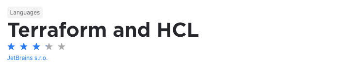 Terraform and HCL