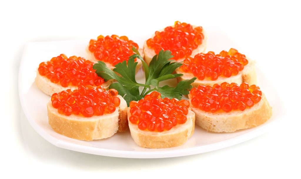 Franco Silver Salmon (Coho) Caviar Low Salt 1.1 LB (0.5 KG