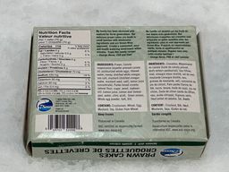 PRAWN CAKES Lemon Dill (12x 4pk/280g RETAIL 7Seas) Oceanwise Frozen
