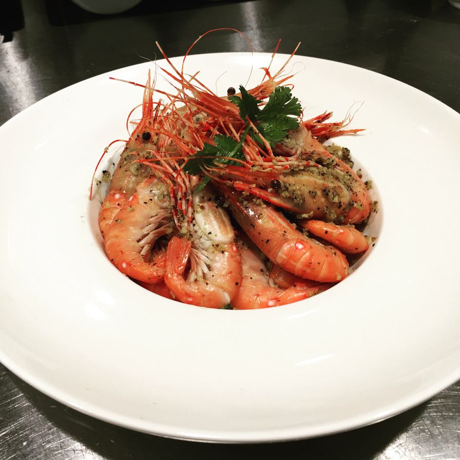 BC Spot Prawns, Wild Whole Frozen, 1 kg box
