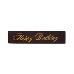 "Happy Birthday" Chocolate Plaquette