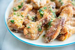 Grilled Garlic and Parmesan Chicken Wings