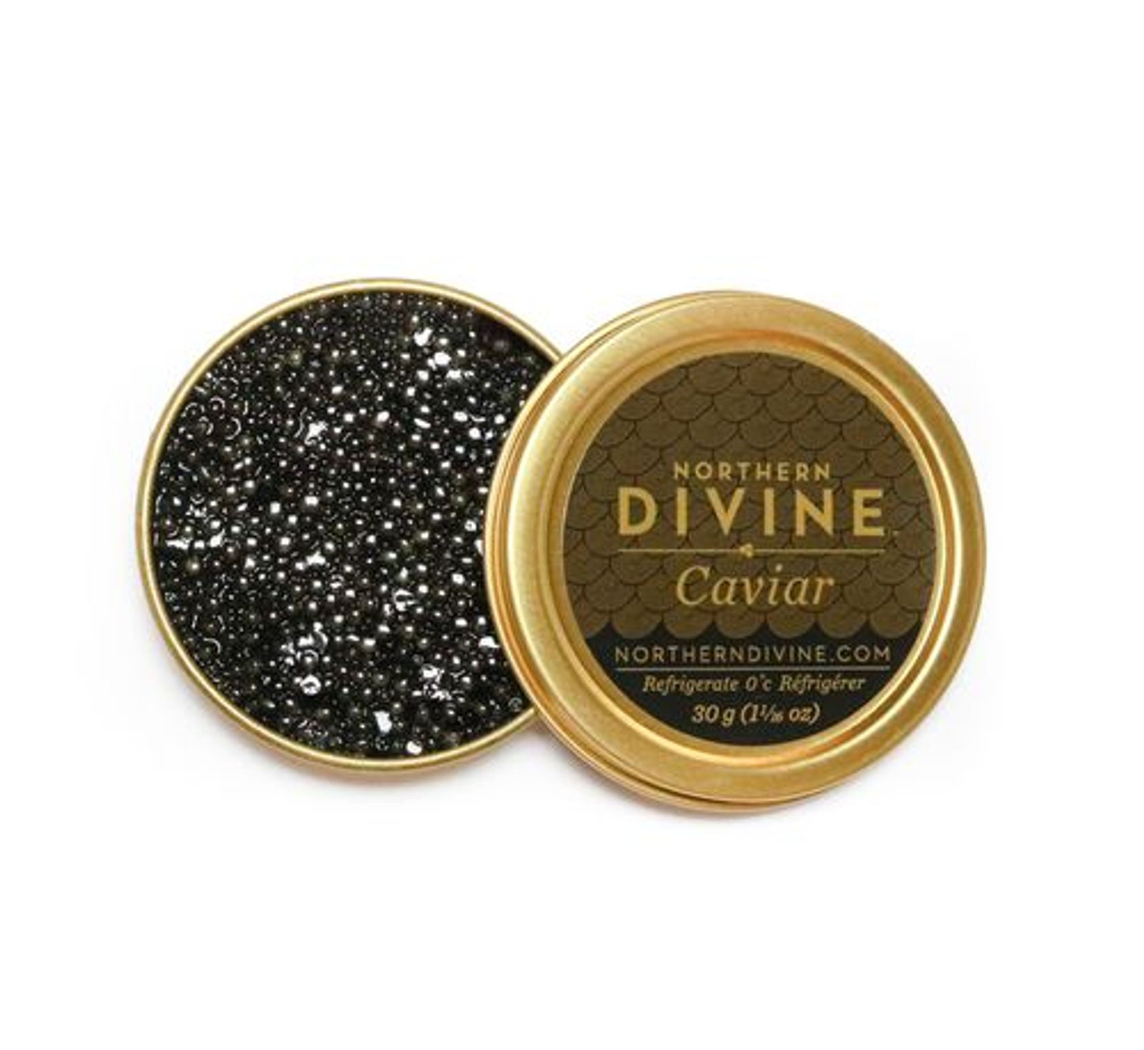 CAVIAR ACADIAN STURGEON BLACK LABEL 30g - Seafood Online Canada