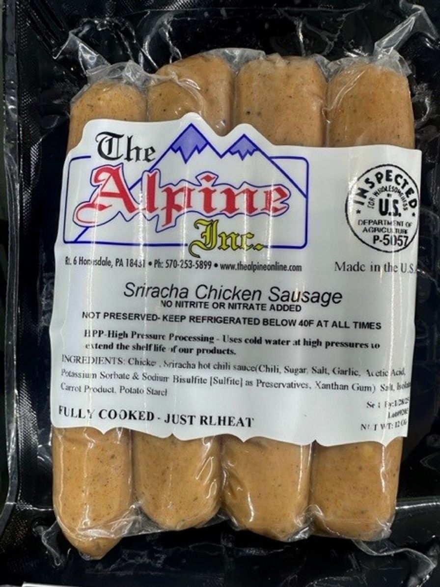 Sriracha Chicken Sausage