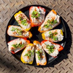 Crab Dip Bell Pepper Boats