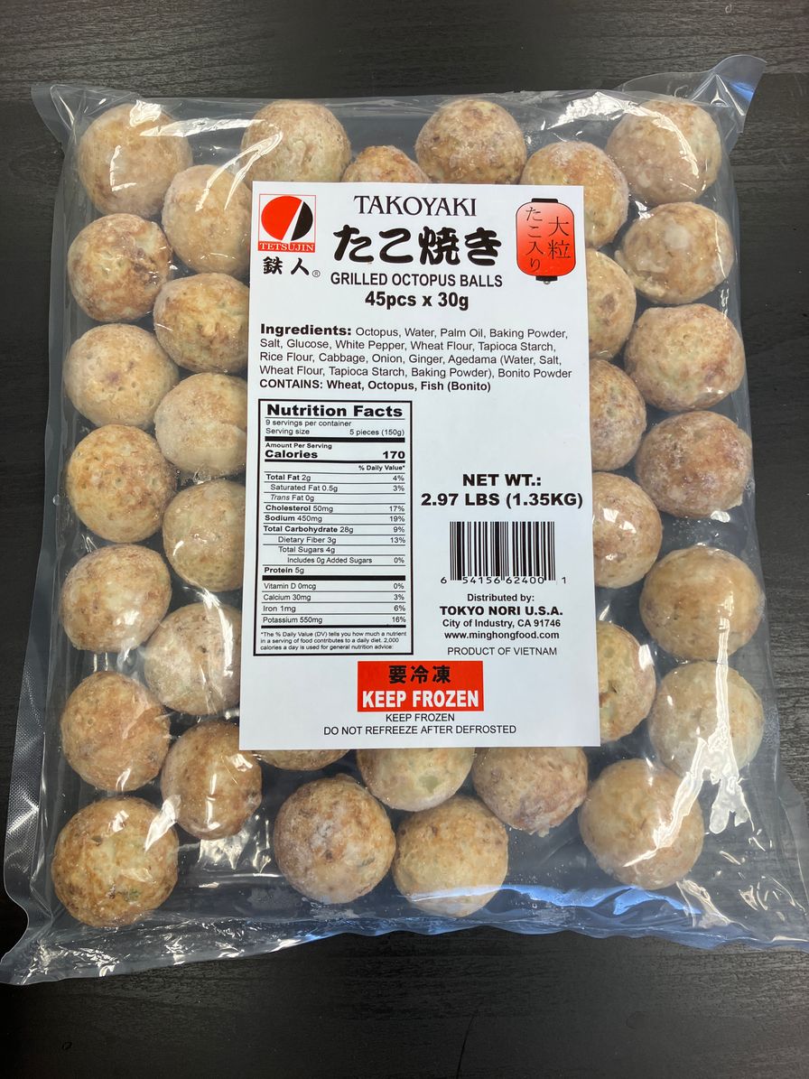 Tako yaki - Grilled Octopus Balls 45pcs x 30g