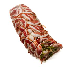 Pancetta Wrapped Pork Pinwheel Steaks