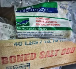 Nickerson  - Boned Salted Cod - FROZEN - 454g 