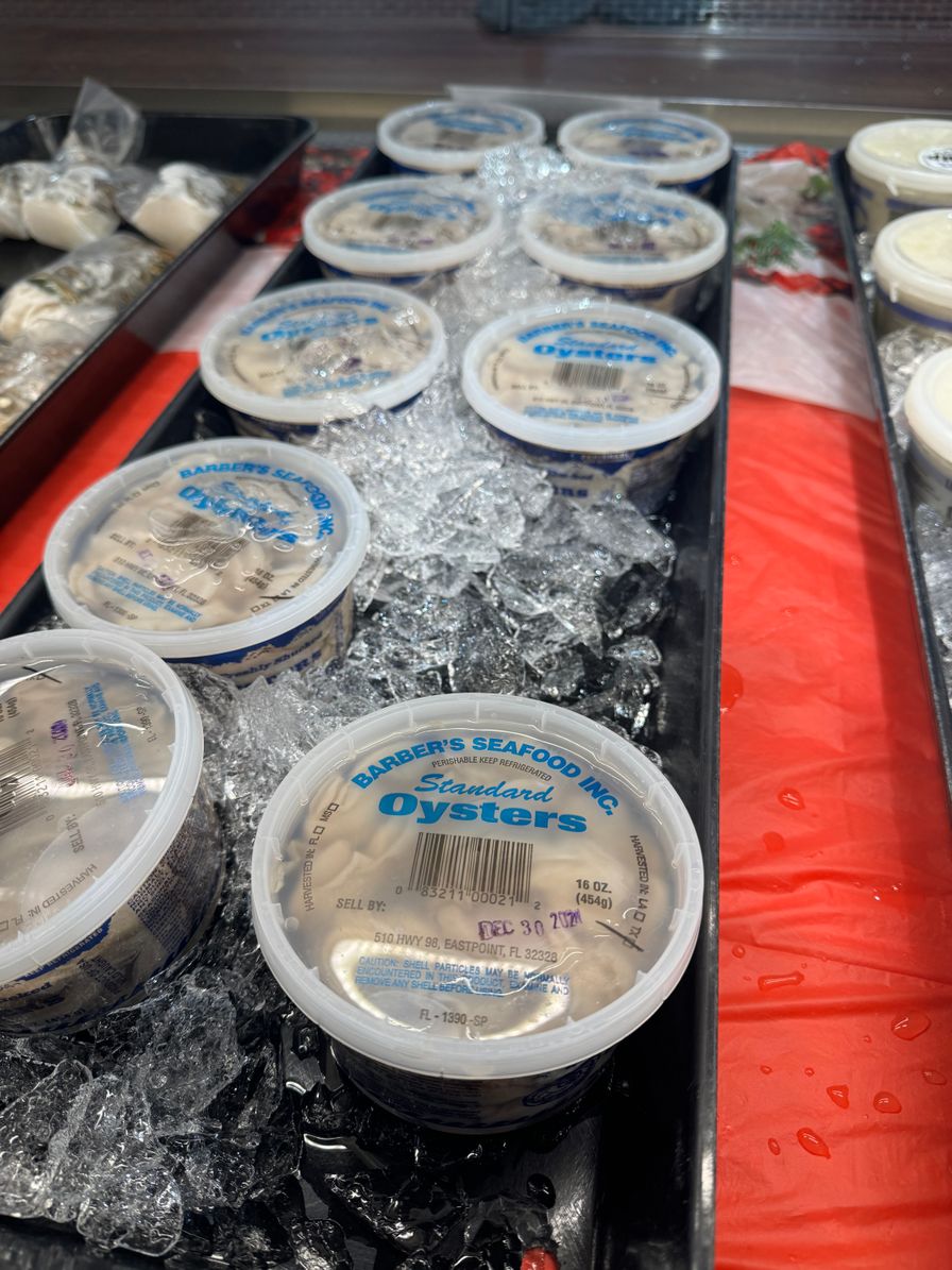 Shucked Oysters
