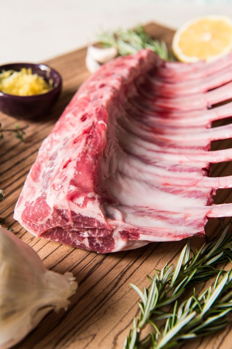 Grass-Fed Rack of Lamb-Frenched (2 lbs)