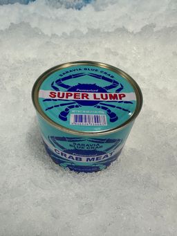 CRAB BLUE MEAT SUPER LUMP COOKED (12x454gr) PASTEURIZED