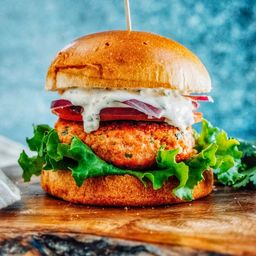 Atlantic Salmon Burgers - FROZEN - Pack of 4