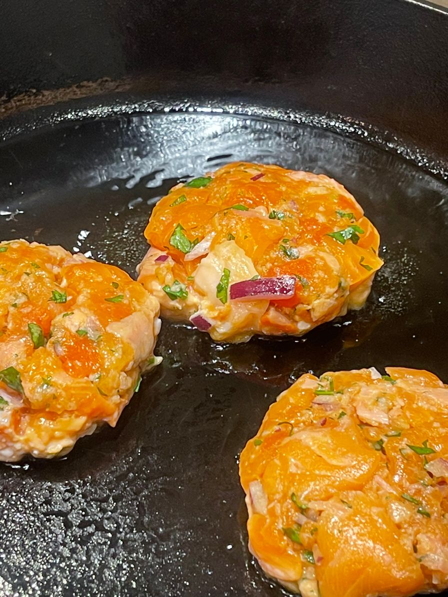 Frozen Steelhead Trout Cake