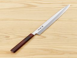Sakai Takayuki (堺孝行) Knife INOX NANAIRO 210mm Brown Tortoiseshell - Pre Order