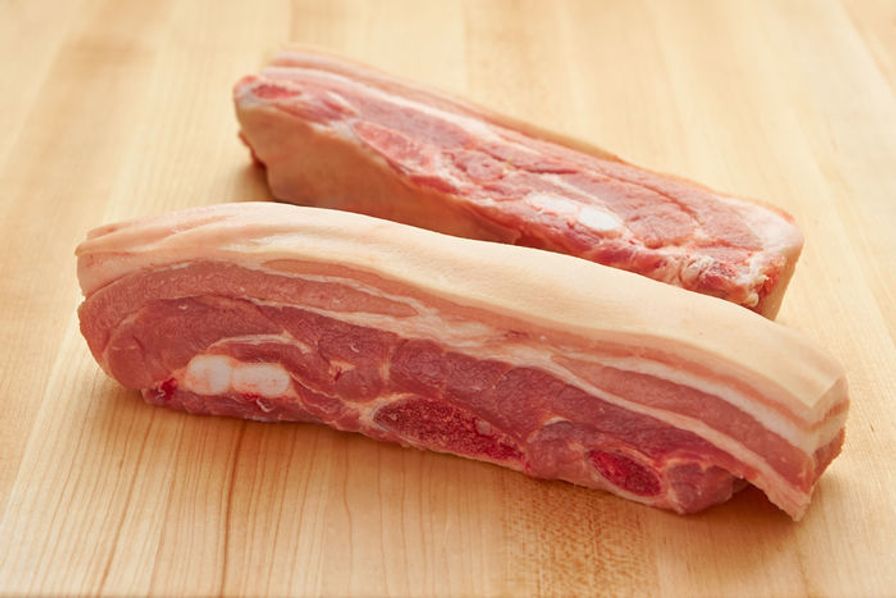 Bone in Skin-On Rib Pork Belly (Whole Cut)