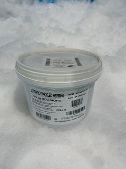 Herring ROLLMOPS PICKLED (3kg pail Dutch boy) Chilled/Refrigerated