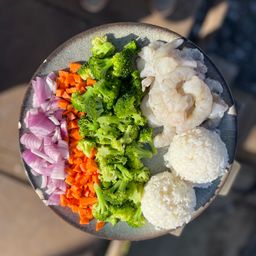 N.C. Shrimp Fried Rice with Broccoli