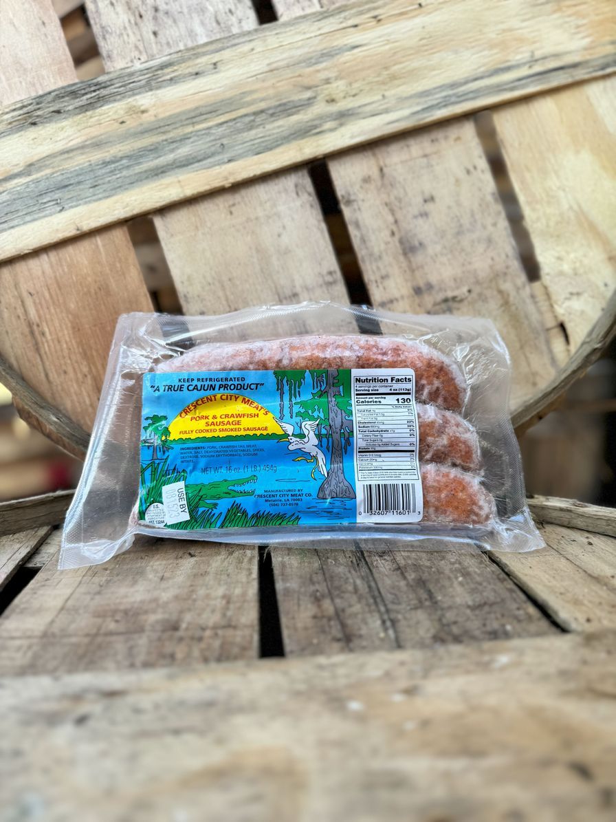 Crawfish & Pork Sausage
