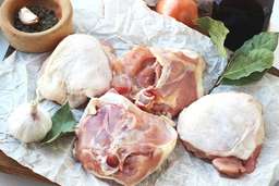 Organic Bone-in Skin-on Chicken Thighs (2 thighs per pack)