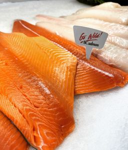 Wild Fresh BC Spring Salmon Fillets Tofino