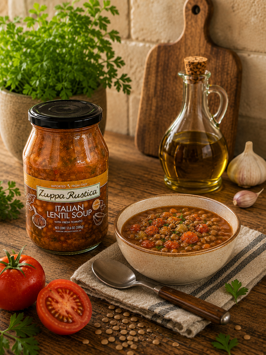 Zuppa Rustica Italian Lentil Soup 1/ 17.6 oz ITALY