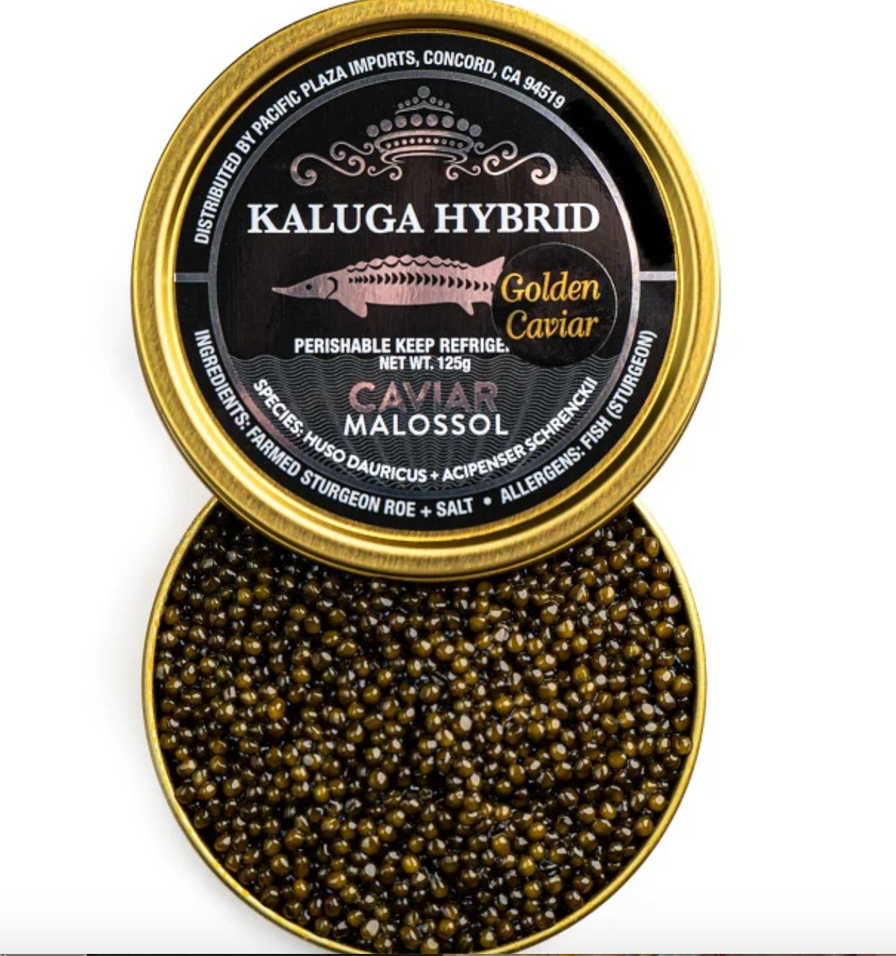 Golden Kaluga Hybrid Caviar, China (1 oz) 