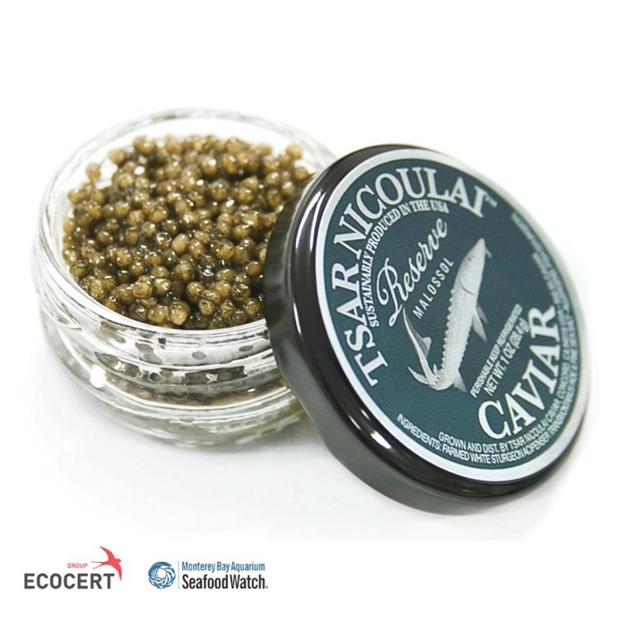 Reserve White Sturgeon Caviar (4.4 oz) 