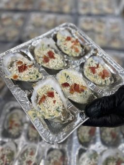 Half Shell Oysters Rockefeller